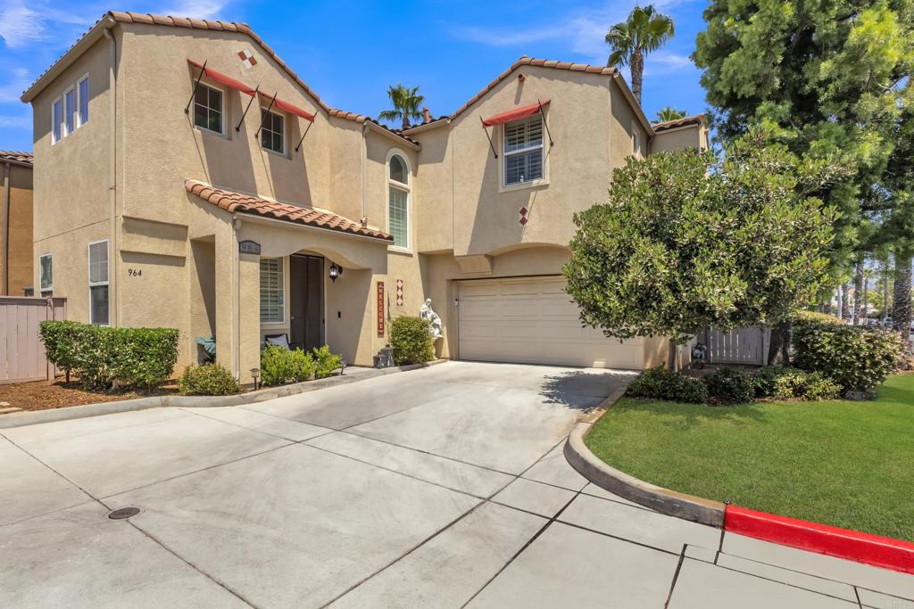 Welcome to 964 Teatro Circle, a beautifully renovated home in the gated Teatro community of El Cajon. This 3-bed, 2.5-bath home spans 1,975 sq ft with a spacious living room, a stunning kitchen with stainless steel appliances and recessed lighting, and an upstairs laundry room with cabinets. Enjoy a low-maintenance backyard with turf grass and a storage shed, plus a 2-car attached garage and two additional parking spaces in front. Conveniently located near shopping, dining, and freeway access, this home perfectly combines modern comfort, style, and security in a desirable neighborhood.