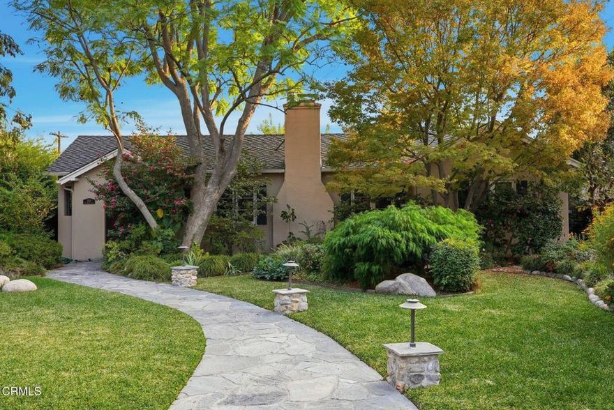 Private Home + Fully Separate 573 sq ft Guest House.Discover this rare Pasadena retreat featuring a completely detached guest house with its own private driveway and entrance--perfect for multigenerational living, long-term guests, or income potential.Located on a wide, quiet street in the North Pasadena Heights Landmark District, this single-level home sits on an expansive 11,404 sq ft lot surrounded by award-winning landscaping, mature plantings, and winding garden paths.  The property offers the feeling of a private sanctuary while keeping you just minutes from schools, markets, banks, and the Metro.Main House -- 1,863 sq ft of Character & ComfortClassic lath-and-plaster constructionRefinished red oak hardwood floorsBatchelder tile fireplace with gas lighterHigh-ceiling living room + dining room that seats tenThree skylights, freshly painted interiors, and abundant natural lightTwo bedrooms + two built-in offices (one can serve as a 3rd bedroom)Updated electrical, HVAC, and central airGranite kitchen with center-island cooktop and generous storageOutdoor highlights include a lattice-covered patio, four fruit trees, a widened basement with washer/dryer, remote-controlled garage door, rolling driveway gate, and a charming garden house.🌟 Separate 573 sq ft Guest House -- True Independence & PrivacyA major standout feature of this property is the fully detached, private guest house--a rare find in Pasadena.Separate driveway and entranceNo shared walls or interior access with the main homeCompletely private living arrangementIdeal for extended family, visitors, a dedicated home office, or strong rental incomeHidden connecting gate that is rarely used--maintains the feeling of two entirely separate homesYou wouldn't know anyone lives in the guest house unless the gate is opened--making this setup exceptionally private and versatile.