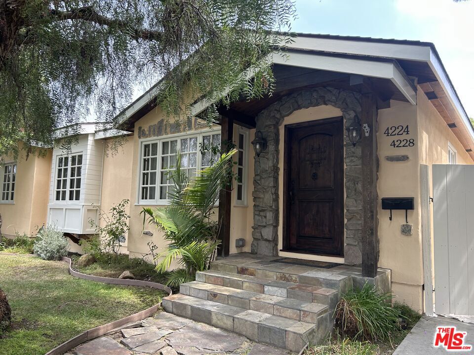 Elegant Mar Vista Retreat with Brand New ADU. This exceptionally spacious home offers a perfect balance of flow, privacy, abundant natural light, and a serene Zen ambiance. Every detail has been meticulously crafted, from the custom wood doors and accents throughout to the thoughtful architectural design. The gourmet kitchen features rich cherry wood cabinetry, granite countertops, and high-end finishes perfect for both cooking and entertaining. Five skylights bathe the interior in soft, natural light. Two bedrooms feature charming window seats and custom closet built-ins, while the luxurious master suite boasts two walk-in closets, a cozy fireplace, and a stunning spa-inspired bath. Both the master bedroom and the formal dining room open directly onto a tranquil Zen garden, complete with vibrant flowers and mature fruit trees, an ideal setting for peaceful mornings or intimate outdoor gatherings. The property also includes a brand-new, fully permitted ADU with its own address. Offering incredible versatility, the ADU can serve as a fourth bedroom, a guest house, or a spacious home office. It includes a kitchenette, bathroom, and generous living space. Nestled in the sought-after Mar Vista community and only minutes from Venice, Santa Monica, Playa del Rey, and Dockweiler beaches, this home offers an exceptional blend of luxury living and the relaxed coastal lifestyle.