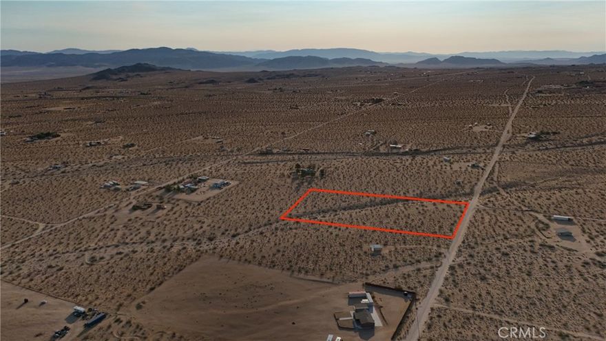 Looking for your own slice of desert to escape the noise and breathe some fresh air? This 5 acre lot in Landers is not far from the legendary King of the Hammers area and offers easy access to power and hauled water from Bighorn Desert View Water Company’s bulk stations, perfect if you're not ready to drill a well yet. Tucked just off paved roads, the spot is a smooth drive to Lucerne Valley, Joshua Tree, and Palm Springs. Whether you're dreaming up a weekend retreat, a future build, or just want a spot to call your own out here, this one’s worth a look.

This property does not have an address assigned. "766 Quail Bush Rd" is for listing purposes only.

APN# 0454-201-09-0000

Coordinates: 34.343737 / -116.547535
