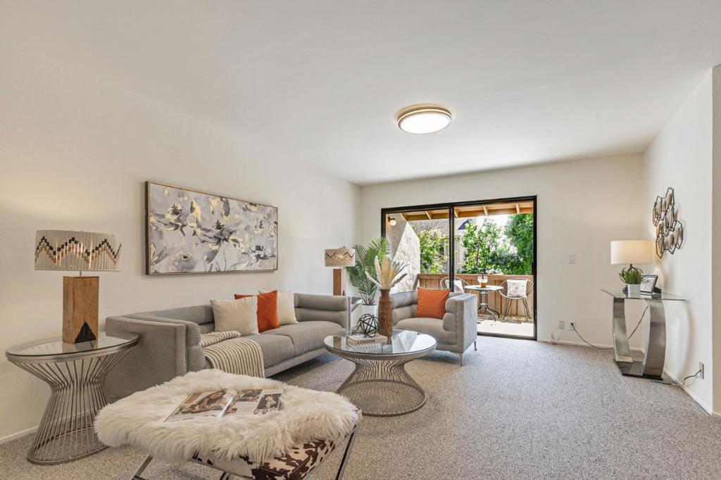 Welcome home! This wonderful upstairs unit provides a fantastic location in the heart of Santa Clara. Highlights of the interior include updated kitchen & bathroom, in-unit washer & dryer, spacious closets, and a wonderful layout. Also included is a private and peaceful balcony that includes double storage closets, a bonus balcony off the front bedroom, and a reserved carport. Ample open parking is conveniently available in this unit's area within the complex. Enjoy having both water and garbage bills covered within the monthly HOA dues and no one living above you in this prime spot. Conveniently located near shopping/restaurants and a bounty of local tech companies, this home is move-in ready and excited to welcome its next owner!