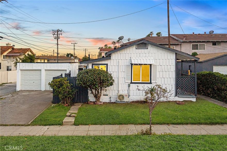 **NEW NEW NEW**Step into a breathtakingly reimagined bungalow in the coveted North Alhambra neighborhood, moments from the charm of Pasadena and San Marino. Every inch of this adorable home sparkles with brand-new upgrades: energy-efficient dual-pane windows, sleek cabinets, modern flooring, and vibrant interior and exterior lighting, including chic recessed fixtures. A month-old composite roof crowns both the house and the detached two-car garage, blending durability with style. The open-concept living space flows seamlessly into a dazzling kitchen, featuring a new sink, stove, oven, hood, and luxurious Quartz Calacatta  countertops. The spa-inspired bathroom boasts a new vanity and a stunning glass shower door. Two inviting bedrooms with closets include one with a private yard entrance, offering endless flexibility for guests or a home office. Freshly painted inside and out, this move-in-ready gem is perfect for first-time buyers, down-sizers, or savvy investors seeking a prime rental opportunity. Beyond the doorstep, savor Alhambra’s vibrant Main Street dining and shopping, relax in nearby Almansor Park, or explore Pasadena’s cultural treasures—all just minutes away. Don’t miss this rare chance to own a turnkey masterpiece in a location that truly has it all!