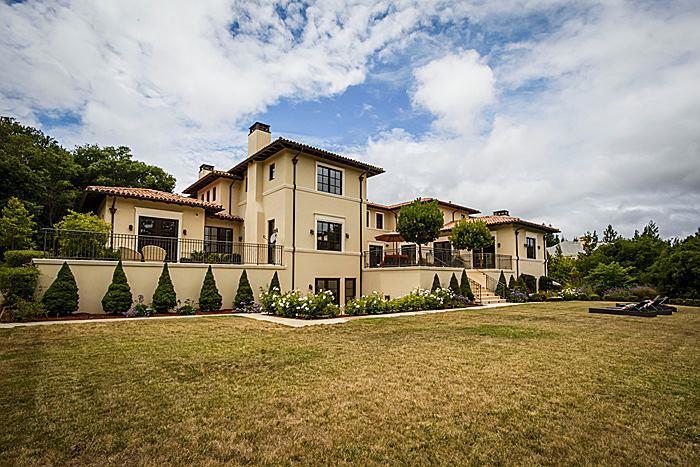 "THE FARM" Hillsborough's most exclusive enclave. 5 Year Old Custom Built Santa Barbara inspired Italian Villa on approx. 1 acre in prime North Hillsborough. Impeccable detailing throughout! 6 Bedrooms, 8.5 Baths. Two Family Rooms. Formal Living Room, Dining Room and Home Theatre. Huge Butler's Pantry. Gourmet's kitchen w/massive center island and top of the line Thermador, Viking and Fisher & Paykel appliances.