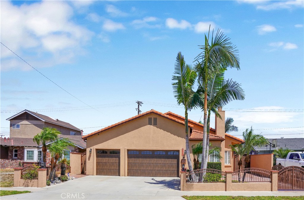 Gorgeous 4 bedroom 3 bathroom Home in Coveted Rancho Bel Air of West Westminster. Welcome Home to an Entertainer’s Dream! Perfect for Barbecues and Family Gatherings, this 2,250 sq ft Beauty Has It All! Built in 2002, Featuring a South-East Facing Double Entry Door, Formal and Informal Dining, Family room and Living room, Tall Ceilings Throughout, Recessed Lighting, Dual pane Windows and Plantation Shutters. Huge Kitchen with Island, Walk In Pantry and All Stainless Steel Appliances. A Large Primary Bedroom Suite with Walk-in Closet, and Private Bathroom with Double Sink Vanity, Walk-In Shower and Linen Cabinets. The Backyard Offers a Huge Covered Patio, Spa, Sauna Room and Additional Multi-Purpose Room. Inside Laundry Room, Central AC, Ceiling Fans in Each Bedroom. Three Car Garage with Epoxy Floors and Storage, Tile Roof and More. Don't Miss Out On Owning This Amazing Home!
