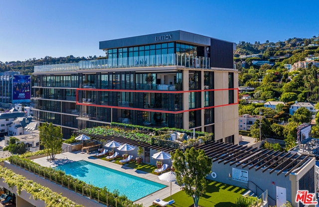This is an amazing opportunity to live in the luxury and convenience that owning a condominium in the Edition provides. Unit 1203 is the best location in the building as it is S/E corner and opens to outstanding views from downtown to the ocean. Designed by regarded architect John Pawson, 1203 has been upgraded to include a kitchen that closes off from the dining and living room, dedicated breakfast room, independent guest bedroom ensuite, a 3rd bedroom that has been converted to a den with bathroom, and a most generous and luxurious primary suite with sitting area, walk-in closet and designer bathroom. There is 912 sf terrace that runs from the living room to the den and primary bedroom. Electronic shades and blackout shades, motorized doors in the living room, den and primary, plus so much more. Not only is this being offered for substantially less than purchase price but there is also a tenant who will stay, if desired, and is paying $45k per month. Or tenant will move so you can enjoy the private owners pool, state-of-the-art gymnasium, rooftop restaurant, gourmet restaurant, room service, dedicated concierge and valet parking. Showings only after an offer is made, please contact listing agent for details.