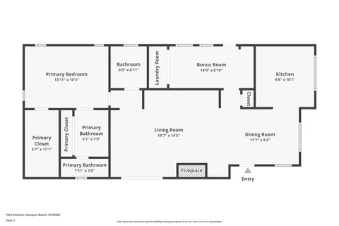 103 Yorktown, Newport Beach, CA 92660 - MLS#: OC25184242