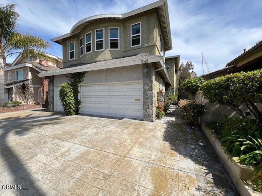 Live the coastal lifestyle in this stunning Ventura Keys home featuring 3 spacious bedrooms plus a versatile den/office and 3.5 bathrooms. The expansive primary suite offers a fireplace and a relaxing sitting area and a luxurious en-suite bath complete with a jetted tub overlooking the peaceful channel, a walk-in shower with a skylight, and ample natural light.  The open-concept kitchen flows seamlessly into the living and dining areas, perfect for entertaining. Enjoy indoor-outdoor living with a large back deck, ideal for barbecues and relaxing by the water. Additional features include a washer/dryer, refrigerator, solar panels, and a gardener included for easy maintenance. Just a short walk to the beach, and conveniently located near shopping, restaurants, and freeway access.  Don't miss the chance to call this beautiful Keys home your own!