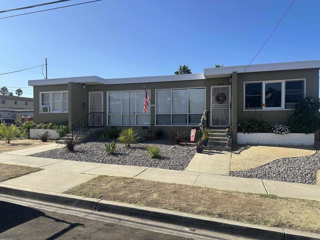 Well maintained duplex in Bay Park. Both are 2 bed, 1 bath, and have long term renters. Good sized corner lot with a detached garage and alley access. Expand on the property with multiple ADU's in this high demand area while collecting the high rent from the steady tenants.