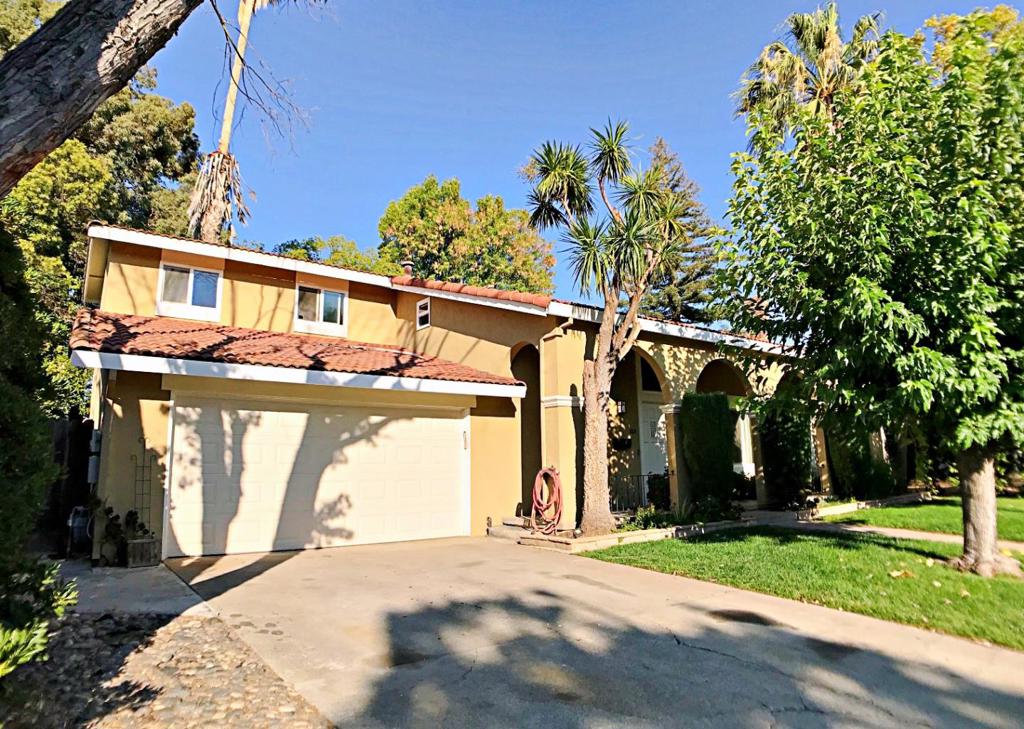 Mediterranean style 2 story home with high ceiling living room with fireplace, with 2,056 Sq. Ft. living area, very spacious! Nice neighborhood! 15 Minutes away from downtown Walnut Creek! Main level features a bedroom that could be used as a home office, formal dining room, a good size laundry room, family room kitchen combo, and staircase with iron railings. The upper level features, two spacious bedrooms including the master suite with balcony overlooking the living room, and private master bathroom with double sinks. Bonus room upstairs could be used as a guest or play room. Large lot with 8,160 Sq. Ft. Serene backyard with matured trees, wood deck with built-in benches and pergola. Close to Oak Grove Plaza shopping center, Ygnacio Valley Park, Markham Nature Area, and Lime Ridge Open space with trails for biking and walking. Close to Bart Station and easy access to 680.