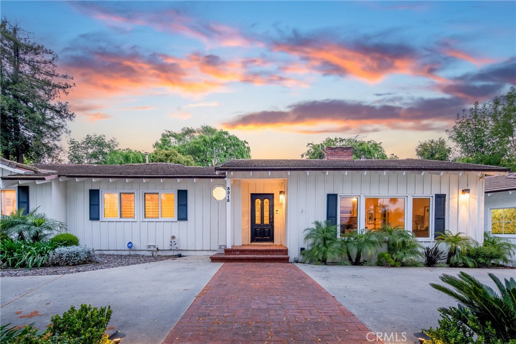 Welcome home to 3215 Arbol in San Juan Estates! A 13,298 Square Foot Lot and quietly located on an interior location, enter the horseshoe driveway to serene, single story living. This 3 bedroom, 3 bathroom home has been remodeled extensively with wood vinyl flooring, privacy blinds and fresh paint throughout. A primary bedroom includes an extra spacious walk in closet and dual sinks with a large walk in shower. An additional secondary bedroom is en-suite and a tastefully renovated hallway bath is available for guests. Off the front of the home, a formal living room with vaulted ceilings and a brick fireplace features an extra large window and a secondary family room off the back of the home overlooks the yard with windows throughout and a large glass slider. (This room can be converted to an optional 4th bedroom, as well.) The bright kitchen includes shaker cabinetry, Quartz countertops, newer stainless steel appliances, a built in beverage refrigerator and glass enclosure upper cabinets. Behind the garage is a finished flex space with built in AC and ceiling fans and can be used as an office, art room, or an extra study--the options are endless!