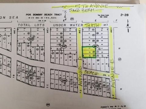 Photo of 3 Lots D Avenue, Bombay Beach, CA 92257 (MLS # 219135358DA)
