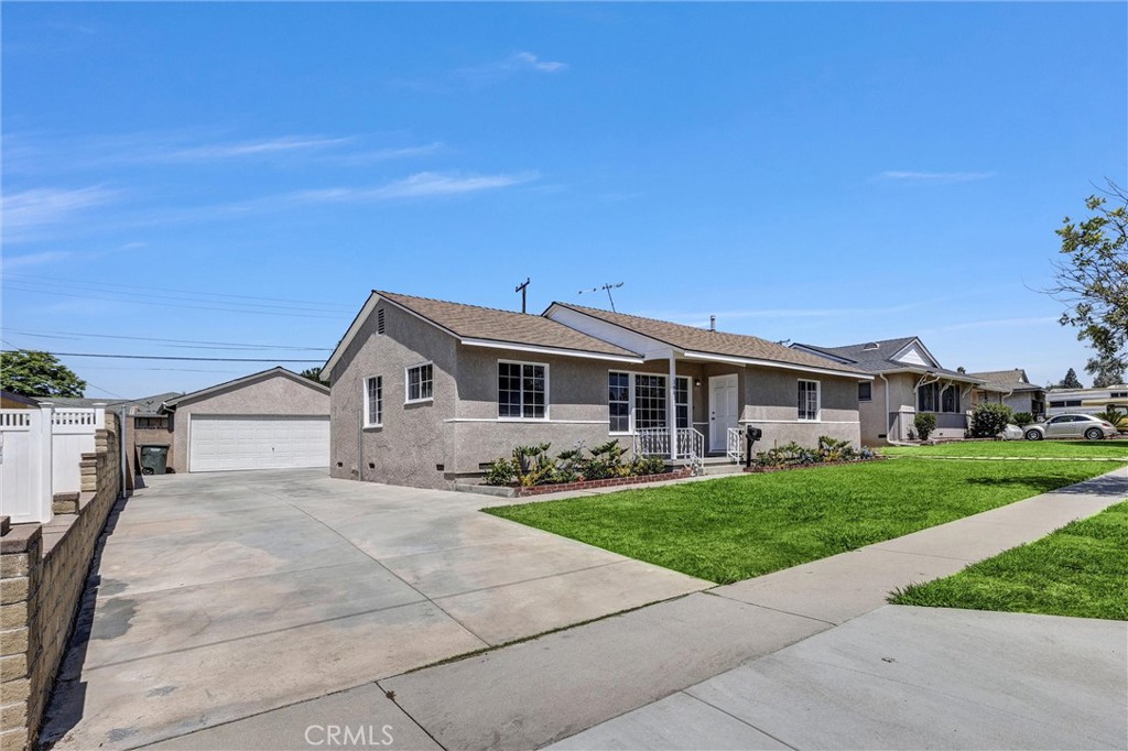 Beautiful La Mirada Home with Spacious Master Suite & RV Parking and Modern Upgrades. Welcome to this beautifully updated 3-bedroom, 2-bathroom home located in a highly desirable La Mirada neighborhood. From its inviting curb appeal to the thoughtfully renovated interior, this home is move-in ready and packed with features.
Step inside to find hardwood flooring in the living room, dining area, and two bedrooms, with brand new flooring in the kitchen, master bedroom and master bath. The kitchen shines with a brand new quartz countertop, while both bathrooms have been upgraded with sleek new quartz surfaces as well. Fresh paint throughout gives the entire home a bright, refreshed feel.
The expansive master suite is a true retreat, complete with a cozy fireplace and a brand new sliding glass door that opens directly to the backyard-perfect for enjoying y our morning coffee or evening breeze. Enjoy the convenience of indoor laundry, a long driveway with RV parking, and a detached 2-car garage. The front yard features updated landscaping. This home offers comfort, space and style all in one of La Mirada's most sought after areas. Don't miss this opportunity to make it yours. This home is close to major freeways, shopping, dining and more.