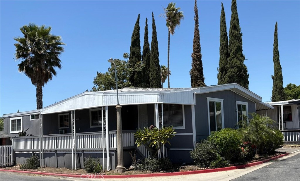Back on the Market!! This is a beautiful and well-maintained home! It features 3 bedrooms, 2 bathrooms. It has beautiful laminate floors, and everything is in great condition. The roof is also very new. It also features a very nice porch in the back for family to enjoy. It is located in the beautiful city of Rialto and is in a very desirable area, close to major freeways, shopping centers, and lots of restaurants. The park has a community pool, club house, and is very clean and peaceful.