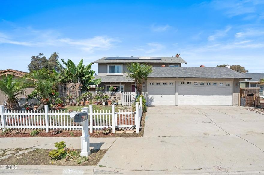Beautiful Two-Story Ventura Pool Home with Endless PotentialWelcome to this inviting 3-bedroom, 2.5-bath home located in the highly desirable Strathmore tract. Bursting with potential, this residence is ready for your personal touch and design vision.Enjoy sunny California days lounging by the sparkling pool and spa--perfect for relaxing weekends or hosting gatherings. Inside, a custom wood built-in offers both elegance and functionality, designed to showcase your big-screen TV. Cozy evenings are made even better by the warmth of the living room fireplace.The spacious 3-car garage provides ample room for vehicles, toys, or extra storage. Conveniently located near transportation, shopping, and Ventura's world-famous beaches, this home blends comfort with lifestyle.Don't wait--make this Ventura gem yours today!