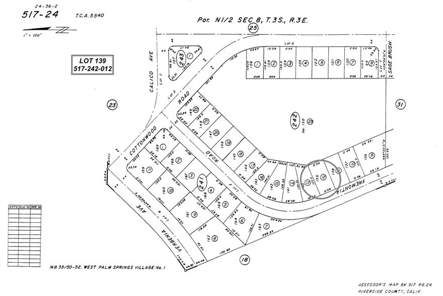 Lot in Whitewater for sale. Higher elevation offers breathtaking views of San Jacinto mountain. Quiet area with a lot of opportunity for you to own land and bring your RV, mobile home or build your dream home. Fantastic location close to Cabazon stores, restaurants, outlets and Desert Hot Springs. Lot is level. Water and electricity are available to many lots. Buyer to verify availability of all utilities for this property. This lot offer the opportunity to develop the property to meet your needs. Multiple lots available.