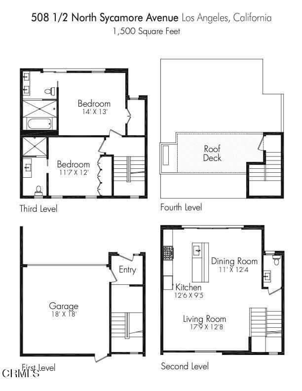 508 N Sycamore Avenue 1/2