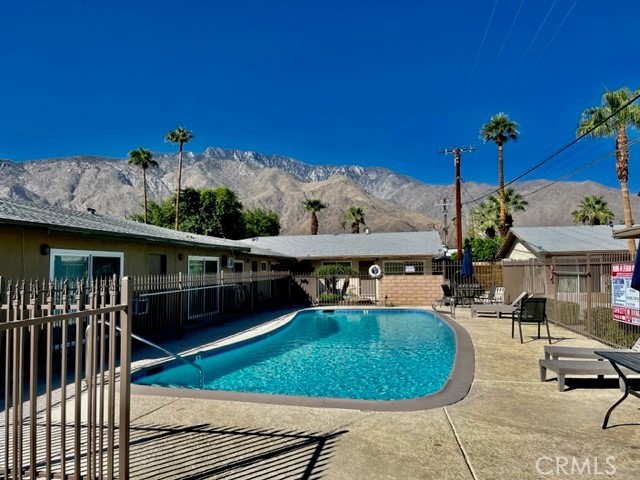 The property is conveniently located across the street from The Margaritaville Resort at Vista Chino and Indian Canyon. The property is also located only a few blocks from several schools, and a park and is within proximity to downtown Palm Springs and all of its amenities.
The property has been renovated both interior and exterior. The renovations include all new exterior painting, exterior foam and stone treatment, all new landscaping, all new lighting, new pool decking, pool furniture, new BBQs in the courtyard, and all new laundry equipment for the laundry rooms.
The unit has been renovated, with new paint, blinds, refrigerator, and stove. There is an assigned parking space—available for 1 year lease or longer - immediate move-in.