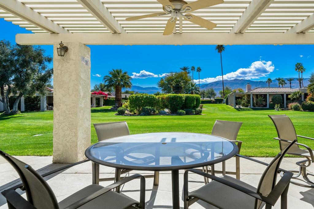 YOUR PRIVATE OASIS WITH BREATHTAKING MOUNTAIN VIEWSExperience ultimate tranquility in this unique 3-bedroom, 3-bathroom residence at The Springs Country Club. Revel in the stunning south-facing vistas of the majestic San Jacinto Mountains!This extraordinary Millbrook floor plan features living areas and a primary bedroom that open onto a vast greenbelt, surrounded by lush greenery and overlooking a secluded community pool that complements, rather than obstructs, your view.This freestanding home showcases original finishes, offering you the perfect canvas to infuse your style and updates into its thoughtfully crafted spaces. Each bedroom comes with its own en-suite bathroom, ensuring privacy and comfort for you and your family. The primary suite serves as your personal haven, with a luxurious bathroom and direct access to a sunlit patio.An open, airy floor plan bathes the living space in natural light, creating an ideal environment for entertaining guests.The Springs Country Club offers resort-style amenities, including golf, tennis, fitness facilities, and a vibrant clubhouse.Don't miss the chance to bring your dream home to life in this prime location!