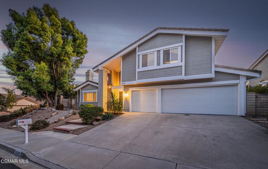 This beautifully updated 2,721 sq. ft. home offers 3 spacious bedrooms, 2.5 bathrooms, and a versatile office space. Light-filled and welcoming, the entry opens to a combined living and formal dining area centered around a cozy fireplace--perfect for both relaxing and entertaining. The updated kitchen features stainless steel appliances, quartz countertops, and a seamless flow into the expansive family room, complete with a second fireplace for added warmth and charm. Upstairs, you'll find two generously sized secondary bedrooms and a half bath. The impressive en-suite primary bedroom includes an attached office or sitting area, a large walk-in closet, and mountain views to start and end your day with. Step outside to the backyard, where a patio invites you to enjoy outdoor dining and mountain views. A perfect blend of style, comfort, and functionality--this home is move-in ready.