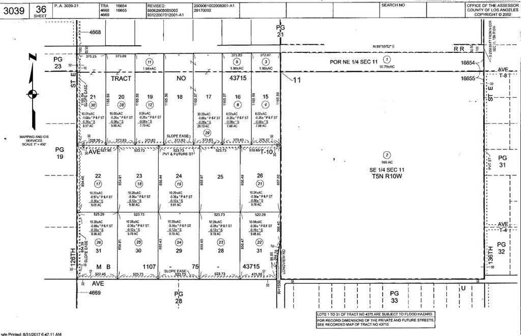 Approximately 30 acres on Avenue T-8 and 128th Street East in the Pearblosson area.
