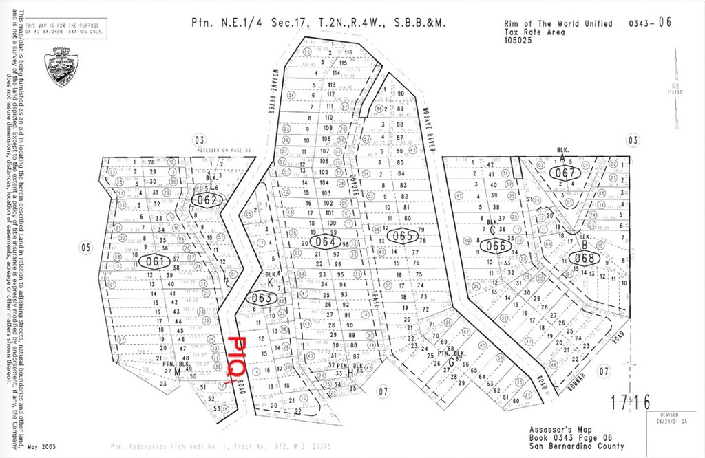 Scenic 5,400 Sq Ft Lot in Cedarpines Park – Nature Lover’s Dream!
Tucked away in the tranquil mountain community of Cedarpines Park, this 5,400 sq ft vacant lot offers the perfect opportunity to build your private retreat. Surrounded by mature trees and fresh mountain air, this peaceful parcel is ideal for a cozy cabin or weekend getaway. Enjoy the beauty of nature while still being just a short drive to Crestline, Lake Gregory, and local amenities. Whether you're looking to invest or create your own mountain hideaway, this lot offers endless potential in a picturesque setting. Don’t miss this chance to own land in the heart of the San Bernardino Mountains!