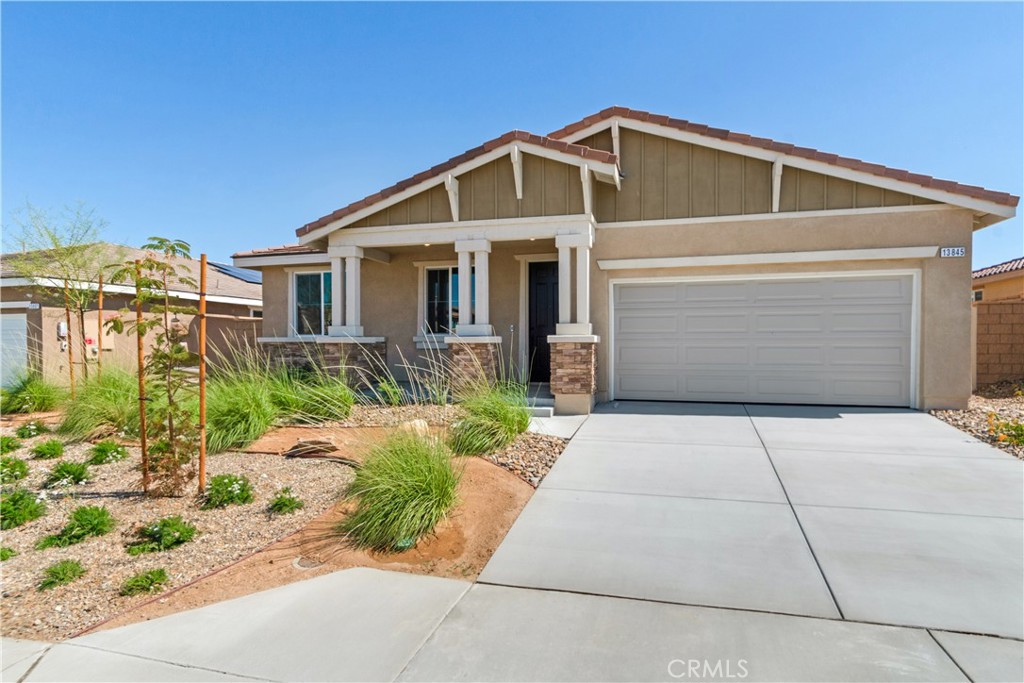 This beautifully upgraded 4-bedroom, 2-bathroom single-story home offers 2,259 square feet of thoughtfully designed living space on a 7,260 sq. ft. lot. Located in the sought-after Pacific Jasper community just off I-395 near Dos Palmas, this is one of the final opportunities to own in this popular neighborhood.
Step inside and you will immediately notice the bright, open-concept layout and upgraded flooring throughout, creating a warm and welcoming atmosphere. The heart of the home is the modern kitchen, featuring a large center island, walk-in pantry, and stylish finishes that flow effortlessly into the dining area and spacious great room, perfect for entertaining or relaxing with family.
A versatile flex room offers endless possibilities for a home office, playroom, or even a potential fifth bedroom. The primary suite provides a peaceful retreat, complete with a luxurious en-suite bath and a generous walk-in closet.
Outside, the large backyard is ready for your personal touch, ideal for creating an outdoor living space, garden, or play area. With a 2-car garage, energy-efficient features, and modern finishes throughout, this home is truly move-in ready.
Conveniently located near schools, shopping, dining, and commuter routes, this home delivers exceptional value with more space, no HOA premiums, and immediate availability. Designed for today’s lifestyle, Pacific Jasper Plan 3 brings together comfort, flexibility, and location in one incredible package.
Do not miss your chance to own one of the final homes at Pacific Jasper. Schedule your private tour today and see why this home is the perfect fit for modern living.
