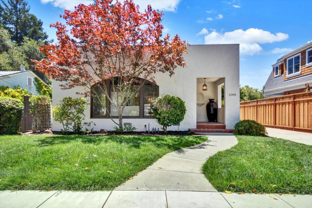 Welcome to this beautiful Spanish-style home that offers timeless character paired with modern comfort. The inviting living spaces feature vaulted ceilings, a functional floor plan, abundant natural light, and indoor laundry. Additional highlights include fresh interior and exterior paint, newly refinished hardwood floors, brand-new kitchen appliances, and off-street parking with a detached garage. Nestled on a peaceful, non-through street in the sought-after College Terrace neighborhood, this home provides a safe and serene setting ideal for families. Perfectly located just minutes from Stanford University and the vibrant shops and restaurants of downtown Palo Alto, this home blends charm, comfort, and convenience. Step outside to a private backyard ideal for entertaining with plenty of room for a play structure or garden. Located within the boundaries of top-rated Palo Alto schools, this is a rare opportunity to own a home in one of Silicon Valleys most desirable neighborhoods.