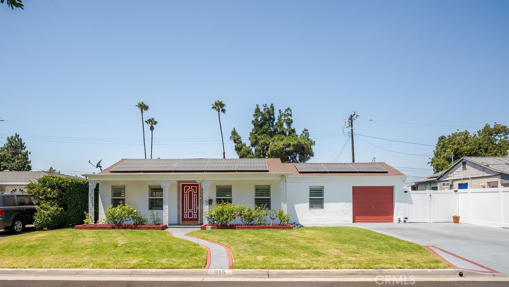 Welcome to this beautifully upgraded and impeccably maintained home, offering a perfect blend of comfort and modern convenience. Featuring 3 bedrooms, 2 bathrooms, and a versatile den that can easily convert to a fourth bedroom, this residence is truly move-in ready. The remodeled kitchen is a culinary delight with top-of-the-line Bosch stove, Whirlpool refrigerator, and air oven. Recent enhancements from 2023 to 2025 include recessed lighting, interior and exterior paint, crown molding, updated interior doors, stylish window shutters, and efficient closet organizers.
The home is equipped with energy-efficient dual-paned windows and Andersen front and sliding doors, both installed in 2023. The inviting fireplace, with both gas and electric options, features a sophisticated marble surround and built-in planters. Comfort is assured with a Lennox central air, heat, and ducting system, and a new water heater, both installed in 2023. Modernized plumbing complements these updates. The attic has been thoroughly cleaned and insulated, while the exterior boast rain gutters, vinyl fencing, gates, and privacy extensions installed in 2023.
Enjoy leisure time in the resurfaced saltwater pool with updated equipment from 2024, set amidst a fully landscaped yard complete with a sprinkler system. The 1-car attached garage is meticulously finished with cabinets, flooring, central air and heat, and recessed lighting. Mature avocado, orange, and lemon trees add a touch of nature's bounty to the property.
Energy efficiency is further enhanced by a solar system featuring 32 panels and a backup battery. Security is comprehensive, with a wired alarm system for 14 windows and 2 doors, complemented by a Ring doorbell. Nestled in a tranquil cul-de-sac within the esteemed Glendora Unified School District, this home offers not just a place to live but a lifestyle to cherish. Embrace the perfect combination of luxury and practicality in this stunning residence.
Energy efficiency is enhanced with a solar system comprising 32 panels and a backup battery. Security is robust, with a wired alarm system for 14 windows and 2 doors, supplemented by a Ring doorbell. Located in a prime cul-de-sac within the Glendora Unified School District, this home offers both convenience and a well-established neighborhood setting.