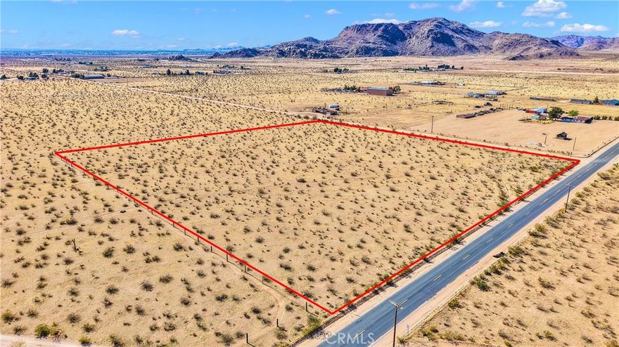 Endless Possibilities Await! This expansive 8.83-acre (±384,635 SqFt) level lot in Apple Valley offers the perfect canvas for your dream estate or future investment. Situated on a paved road in a quiet and peaceful setting surrounded by custom homes, this parcel combines privacy with convenience. Enjoy easy access to Highway 18 and just 30 minutes from Big Bear. Minutes away from multiple schools, restaurants and surrounded by wide open desert making it an ideal location for year-round living or vacation retreat development. With ample space and scenic desert views, this is your opportunity to own a rare large parcel in a prime Apple Valley location.