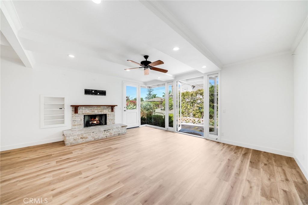 Welcome to 685 Seaview, a beautifully refreshed single-level residence located on one of the most desirable streets in Laguna Beach’s Village. This 3-bedroom, 1-bath home offers the perfect blend of charm and convenience, just moments from the beach, boutiques, and renowned local amenities.
Inside, the home has been thoughtfully updated with new luxury vinyl plank flooring, updated lighting, a refreshed bathroom, and a newly updated kitchen featuring stone countertops, modern appliances, and a sleek new sink. Fresh paint throughout creates a bright and welcoming atmosphere, while the home’s well-maintained character adds timeless appeal.
The living room features a fireplace and floor-to-ceiling glass that fills the space with natural light, opening through French doors to the beautifully landscaped front yard. Plus private outdoor laundry located at the back of the home includes a brand new washer and dryer. With its unbeatable location and recent upgrades, this property provides the best of Village living in Laguna Beach. This is an unfurnished rental and the owner is seeking a 12-month lease.