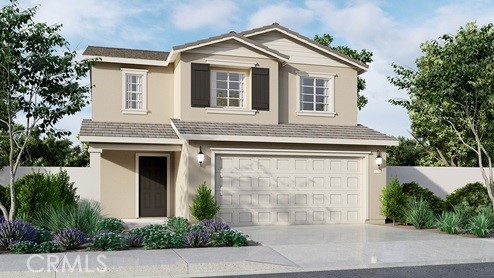 NEW CONSTRUCTION and QUICK MOVE-IN in WINCHESTER - SOLAR INCLUDED!! - This 1,874-sf home with a California Bungalow façade has 5 bedrooms and 3 bathrooms - INCLUDES - WASHER/DRYER, REFRIGERATOR, WINDOW BLINDS and BACK YARD LANDSCAPING! The Island kitchen with island eating area has Valle Nevado granite counters, built-in stainless-steel appliances and a walk-in pantry. The interior comes complete with White shaker-style cabinetry throughout, lots of included recessed lighting, Rustic Taupe vinyl flooring on first level and plush carpet in all bedrooms, stairs, and closets! There is a DOWNSTAIRS BEDROOM AND FULL BATHROOM and upstairs the main bedroom with ensuite and walk-in closet, 3 additional bedrooms and full bathroom, and a laundry room. There is also This truly modern home has all the Smart Home features you would expect including a direct-access 2-car garage PRE-PLUMBED for an electric car! Outside the FRONT and BACK yards are LANDSCAPED and IRRIGATED. The Pradera Place community is situated close to local parks and freeway access. This home is anticipated to be ready early November for move-in and we can't wait to WELCOME your buyer HOME! **HUGE SAVINGS!! Solar is "No additional cost to the buyer" - it is INCLUDED IN THE PRICE OF THE HOME**