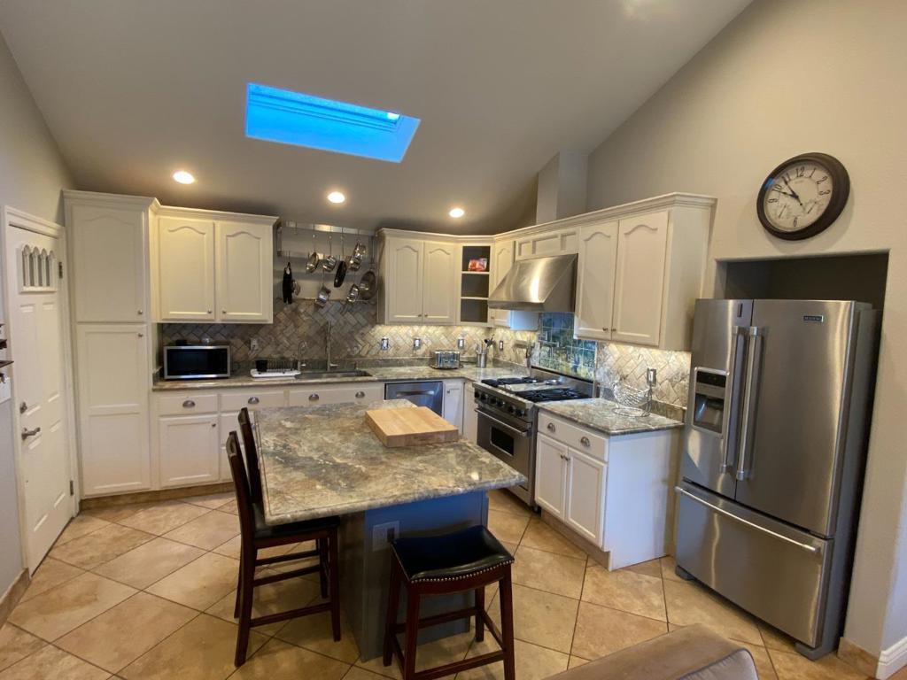 Complimentary listing for a beautiful Redwood City smart home/duplex that can be rented furnished or unfurnished. 2 Large Bedrooms and 2 Bathrooms. This is a Smart home, Nest Temperature Controlled, all interior/exterior/garage lights in the home can be voice controlled via Amazon Alexa. Ring Camera Security Compatible and Smart Smoke Detectors through out home. Chefs kitchen with gas Viking Range, Stainless Steel Refrigerator, Miel Silent Dishwasher, Instant Filtered Hot Water Machine, Granite Countertops. Beautiful backyard finished with custom redwood tables and outdoor speakers. A recreation billiard room that is great fun for everyone with TV and Speakers. A garage for storage/parking. Shared Washer/Dryer in Garage. Off-Street Parking in driveway.