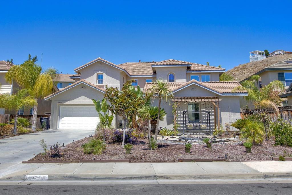 Gorgeous executive home in West Murrieta’s prestigious Grizzly Ridge Estates! Located on a quiet cul-de-sac with no HOA,this 2003-built home offers 3,852 sqft,5 beds,3.5 baths,plus den & office(easily a 6th bedroom).Main-floor suite with pvt bath is perfect for guests or multigenerational living.Grand entry with vaulted ceilings,high windows & dual staircase.Chef’s kitchen with granite, island,bar seating high end Samsung Appliances like double ovens,dishwasher, microwave & eat-in nook.Open family room with tile flooring & fresh interior/exterior paint. Manicured 10,890 sqft lot with fruit trees, private courtyard, and alumawood patio cover with ceiling fans. 3-car split garage includes 3rd detached garage with potential for casita. Zoned for Cole Canyon Elem, Thompson Middle & Murrieta Valley High. Close to shopping, hospitals & 15 Fwy. Ready to move in! What if your next home offered more than just space—what if it offered lifestyle? Tucked in Grizzly Ridge Estates, this quiet cul-de-sac home is a rare find. No HOA, no through traffic—just peace, privacy, & pride of ownership. Zoned for some of Murrieta’s top-rated schools, just minutes from your door. Imagine mornings near Old Town Murrieta, coffee shops, and weekend markets. Afternoons exploring Santa Rosa Plateau or teeing off at a local golf course. Need to commute? You're on the 15 Fwy in minutes, yet far from the noise. Inside, enjoy fresh paint, stylish light fixtures, and updated bathrooms. The layout flows—perfect for entertaining, hosting guests, or growing your vision. And that 3rd detached garage? It’s just waiting to become your casita or dream studio. The manicured yard, fruit trees, and covered patio with fans set the stage for memory-making. This isn’t just a home. It’s a chance to create the life you’ve been waiting for. Opportunities like this in Grizzly Ridge are few and far between. Will you be the one to call it yours?