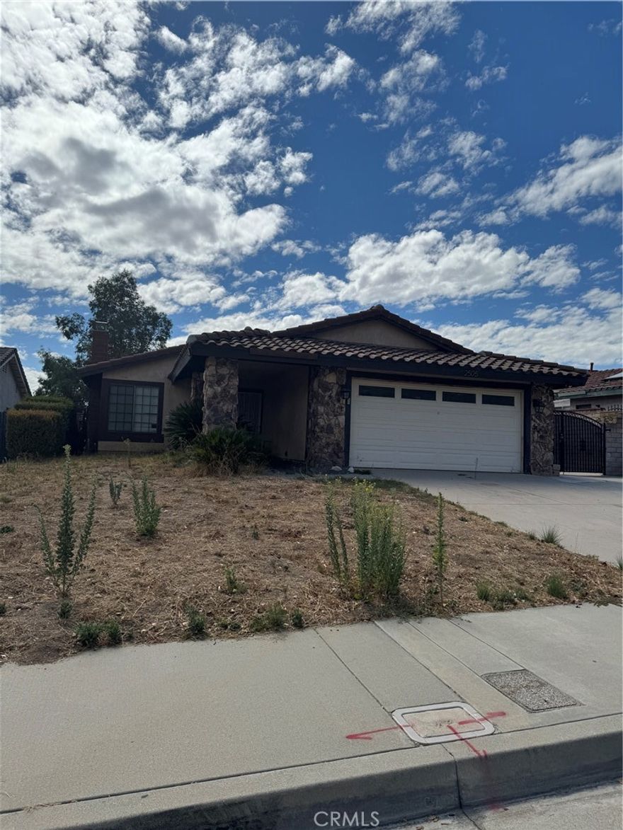 Welcome home to this inviting floor plan of 4 bed rooms and 2 baths in the desirable Verdemont Heights area of San Bernardino. Nearby are  beautiful mountains and hiking trails for outdoor adventures.  On top of that the home is conveniently located near CSSB, Vermont Community Park, Glen Helen Regional Park and Amphithearter as well as shopping and dining along University Parkway and Kendall Drive. A spacious backyard of over 7000 feet creates a perfect entertaining and relaxing oasis.  Freeway close to the 215 and 210.  2-car garage with direct access to the home.