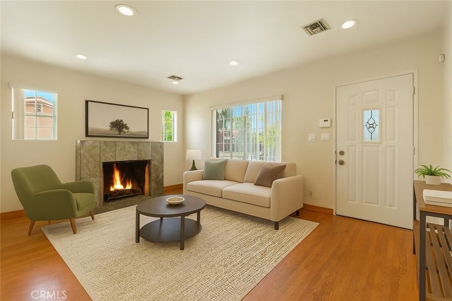 Nestled above Glenoaks Boulevard on a quiet, tree-lined street, 1156 Concord offers timeless charm, everyday comfort, and future potential in one of Northwest Glendale’s most sought-after neighborhoods. Step into the formal living room, where rich hardwood floors set the tone. The kitchen and bathrooms have been updated, with the kitchen featuring granite countertops and a functional layout. With central air and heat already in place, the home is move-in ready. The home captures the magic of outdoor living in a tranquil private setting, with a cozy backyard and long driveway that provide both charm and convenience. The detached one-car garage is finished with drywall, windows, and washer/dryer hookup, making it perfect for a home office, creative studio, gym, or full ADU conversion. Located just minutes from The Americana at Brand, Kenneth Village, Brand Park, and downtown Glendale, with easy access to the 134, 5, and 2 freeways, this home is perfect for buyers seeking value, location, and long-term upside in one of Glendale’s most desirable communities. Whether you are planning to expand or simply enjoy it as-is, this property checks all the boxes for both end-users and investors alike. Do not miss your chance to call 1156 Concord home.