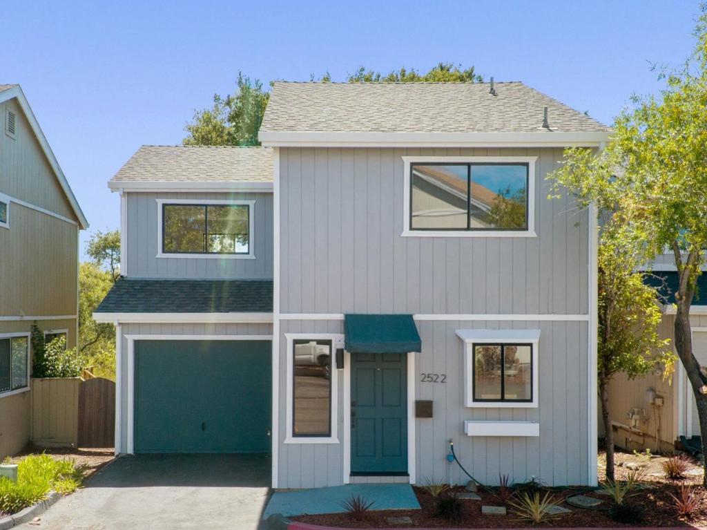 Welcome to Your Dream Home in Mattison Gardens! This beautifully updated 3BR/1.5BA, 1,153 sq. ft. home offers modern style in a serene, park-like cul-de-sac setting. Enjoy brand new laminate flooring, fresh exterior and interior paint, updated light fixtures, baseboards, outlets, switches, door hardware and more. The stylish kitchen features new soft-close cabinets, quartz countertops, stainless steel appliances, and a beautiful tile backsplash. Bathrooms include new vanities, custom tile, and fixtures to emanate a spa-like feel. Step outside to a refreshed deck with gazebo, perfect for relaxing with a morning cup of coffee or afternoon entertaining - plus an attached garage, laundry room and additional storage. Surrounded by oak trees and wildflowers, there is also direct access to greenbelt trails and a private HOA picnic area. Centrally located near 41st Ave, Capitola Mall, and Chanticleer Park, just minutes from beaches, shopping, and dining. The most updated home in the community - Welcome Home!