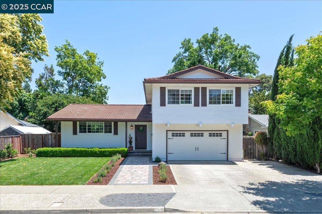 Tucked away in the picturesque Highland Oaks neighborhood of West Pleasanton, this beautifully maintained tri-level home blends classic East Coast charm w/thoughtful modern updates. The remodeled kitchen features new quartz counters, stylish cabinets, sleek stainless-steel appliances & updated lighting, making it a welcoming hub for everyday meals & special gatherings. Upstairs are spacious beds & large windows that invite natural light. The expansive backyard is a private retreat: the refreshing pool sparkles in the California sun, while a newly built deck & grassy area shaded by mature trees offer the perfect space to relax or entertain. Perfectly positioned for those seeking top-rated schools, newly renovated Lydiksen Elementary is less than ½ mile down tree-lined streets and Foothill High School is less than a mile away. Muirwood Community Park offers a playground, pickleball/tennis courts, and dog park. This neighborhood offers unbeatable access to I-580/680 & BART, making commuting a breeze. Highland Oaks residents enjoy access to a private community pool & clubhouse. With its traditional charm, updated features & unbeatable location, SW-facing Highland model is more than just a house -it’s home. Come experience the lifestyle, the neighborhood & the warmth of Highland Oaks!