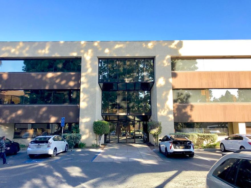Known as the County Square Professional Offices building, this office condo provides for multi use space for owner/user/landlord with rental income from several individual offices. The building is located in close proximity to the Ventura County Courthouse via tunnel connected to the property. Plenty of parking. Close to both 101 & 126 freeways, restaurants, shopping center. Perfect for attorneys, tax consultants, insurance professionals, LMFT, financial services, and other consulting purposes. Each of the 5 divided spaces within the unit is occupied by tenants.  HOA for the building is $276.90/mo