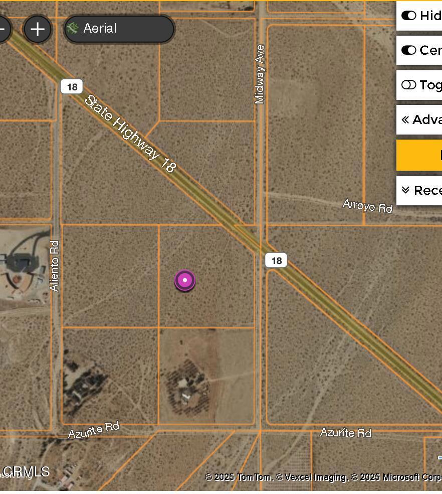 Located at the high-visibility corner of Highway 18 and Midway Road in Lucerne Valley, this 8.49-acre vacant parcel features direct paved frontage along a major thoroughfare, flat and usable terrain, and a power pole located adjacent to the property, offering an excellent opportunity for rural living, agricultural use, or long-term land investment; its strategic position along a well-traveled highway ensures easy access and strong future potential, making it an ideal choice for buyers seeking open space, accessibility, and versatility in the High Desert region.