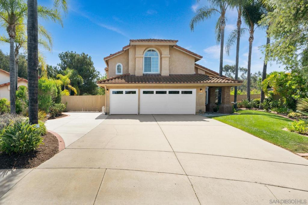 Tucked at the end of a quiet cul-de-sac in sought-after Rancho Arbolitos, this updated home sits on an oversized quarter-acre lot and offers the ideal blend of comfort, style, and functionality. The current owners—only the second since it was built—have just completed a series of thoughtful updates, including a newly remodeled primary bathroom with dual vanity, a seated makeup vanity, and an oversized floor-to-ceiling tile shower, along with brand-new LVP flooring, baseboards, updated laundry room and fresh interior paint. The open-concept layout connects the kitchen to the family room and custom bar area—an ideal setup for everyday living and effortless entertaining. Additional highlights include a 3-car garage, spacious laundry/mudroom off the garage and a cozy fireplace in both the primary suite and family room. Outside, the expansive backyard is designed for California living, complete with a built-in fire pit, custom storage shed, and ample space on the side yard for RV or boat parking. The home features both central A/C and five newly added split systems, offering two ways to control temperature—cool the entire house or save energy by using zoned climate control. With homes in Rancho Arbolitos moving quickly and this property offering such rare outdoor space and thoughtful upgrades, 12753 Aspen Ct is a turnkey opportunity in one of Poway’s most desirable neighborhoods. Also, NO HOA OR MELLO-ROOS!