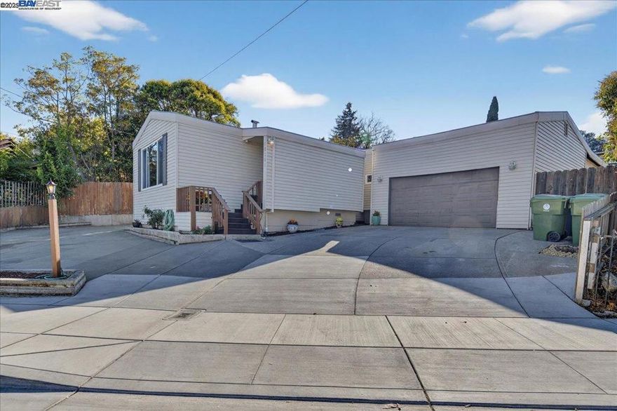 Welcome to your Castro Valley dream home! This spacious single-story residence offers over 1,900 sq ft of comfortable living space in an unbeatable commuter location, blending convenience with charm. With 3 generously sized bedrooms and 2 full bathrooms, this home is designed for both relaxation and functionality.  Every bedroom features sliding glass doors for seamless outdoor access, bringing in natural light and providing a true indoor-outdoor lifestyle. The versatile bonus room is ideal for a home office, yoga studio, creative space, or additional storage—customize it to suit your needs!   Car lovers and hobbyists will appreciate the oversized garage with vaulted ceiling, while RV owners will love the dedicated RV parking and side yard access. Step outside and be wowed by the multilevel backyard—an entertainer’s delight or space for play and recreation! Whether you're hosting a summer BBQ or enjoying a peaceful evening under the stars, this yard is designed for all events and functions.   Enjoy sweeping views of Castro Valley and a layout that combines privacy with open, airy spaces. Don’t miss the opportunity to own this unique property that checks all the boxes! Less than a 2 minute walk to LAKE CHABOT! The trails, the lake, the great outdoors! It's a 10+ home.