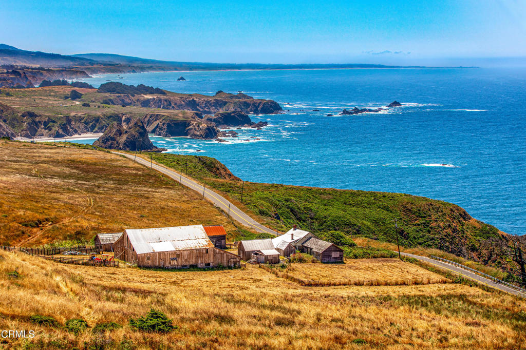 The Kristofferson Ranch. For the first time in over 40 years, the 557+- acre Kristofferson Ranch is now available. The ownership of the ranch dates back to 1980 when Kris Kristofferson purchased the property. Steeped in history, the origins of the ranch began in the 1800's when it was originally developed as a dairy farm. As a testament to old world craftsmanship and design, the original road house and barns still stand to this day. Just below the road house sits the cavernous rocky outcropping, known as Devils Basin. This dramatic setting played host to the filming of Karate Kid 3 and is considered some of California's most pristine coastline. With nearly 1 mile of ocean frontage, cattle, timber production and residential development, the ranch offers endless possibilities to the next owner. Multiple building envelops with panoramic ocean views run along the ridge lines throughout the property. The well-maintained road network throughout the ranch will carry you from water's edge to the coastal meadows overlooking Manchester State Park. This is a place of solace. A fortress of solitude. Where tranquility in nature surrounds and heightens the senses. Where Pacific Ocean back drops, accentuate the majesty of old growth redwoods. The property offers the perfect setting for those looking to slip away into the privacy of nature yet be only 20 minutes away from the Little River Airport. Located just 3 hours north of San Francisco and minutes from the town of Elk, where Michelin starred restaurant dining is available. Never before has a property of this caliber been offered on the Mendocino Coast.