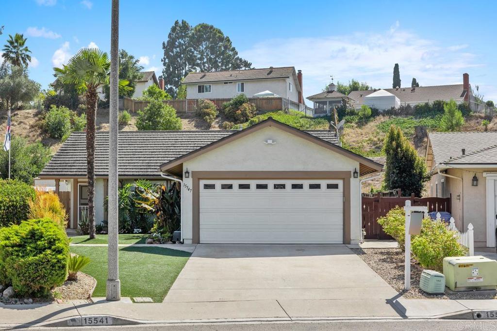 Rare find in this highly desirable neighborhood. Lets start with the amenities...Granite counters and a gourmet chef's island w/SS hood vent, 5 burner cooktop, custom cabinets, SS fridge, SS Oven SS MW, SS DW, SS dual deep sink, walk-in pantry, recessed & under cabinet lights. Tile floors in main traffic areas, wood in the extra great/media/exercise/office whatever your heart desires room. Light & bright w/solar tubes and skylights, vaulted ceilings, C-Fans & carpet in BRs, A/C. Lovely patio to take in the sun in the morning and stars at night. Beautifully land & hard scape to enjoy. Stone coated steel tile roof, Cool-wall energy saving tex-cote stucco, nearly 1/3 acre lot, Close to award winning Rolling Hills elementary & in award winning Poway school district for middle and high school. Close to Trader Joe's, Nordstrom rack, Home Depot, Costco, movies, In-n-out, Krispy Kreme etc., Hurry before it's too late.