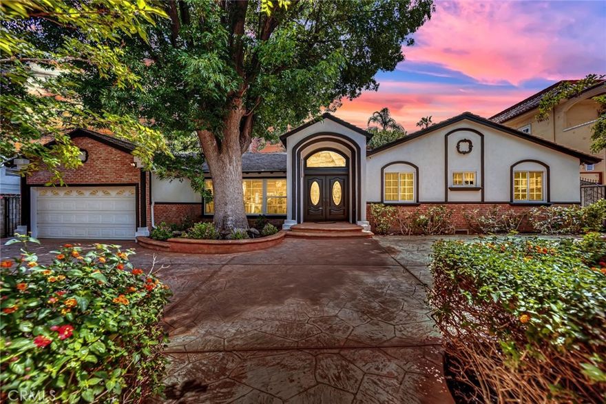 Welcome to 4428 Saugus Avenue – A Beautiful Updated 4-Bedroom Home in one of the most desirable locations in the Valley! Located in the heart of Sherman Oaks, this beautifully updated 4-bedroom, 4-bathroom home offers 2,868 square feet of comfortable living space on an 8,595 square foot lot. Within this property, you will find freshly painted interiors and exteriors, refinished hardwood floors, new windows and LED lighting throughout. The spacious kitchen with center island is equipped with high-end appliances, including a Viking dual-fuel range, perfect for everyday cooking and entertaining. Two working gas fireplaces (living room is gas & wood) add warmth and charm to the main living area and the beautiful Primary Suite. The generous bedrooms provide plenty of room to relax, while the private backyard offers mature landscaping, fruit trees (lemon and peach), a custom built-in fire pit, and an abundant space to enjoy California living year-round. The home also offers a large circular driveway, a rare feature in this neighborhood. The central location of this property offers easy access to the Westside and the entire San Fernando Valley. Just a short stroll to Whole Foods, restaurants, shops, and all that Ventura Blvd has to offer, this home combines convenience with comfort in one of the Valley’s most desirable neighborhoods.