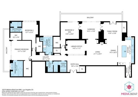 Photo of 10375 Wilshire Boulevard #9HK, Los Angeles, CA 90024 (MLS # 26650393)