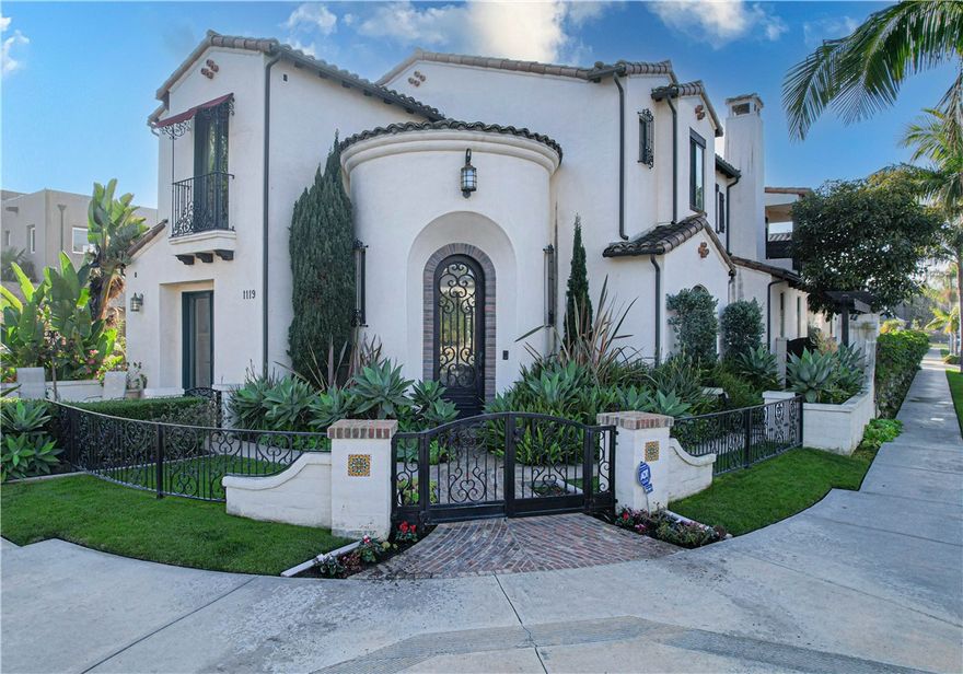 Welcome home to this coastal luxury meets Santa Barbara elegance estate in a highly sought-after neighborhood known for it's beauty and tranquility. Step inside this residence to find an airy, spacious floor plan featuring 4 bedrooms, 4.5 bathrooms, a dedicated downstairs office, 4 fireplaces, a spacious gourmet kitchen with ample counter space, large formal dining room, and a great room with exposed wood beams with a bar. Outdoor living is an entertainer's paradise with a covered patio with a cozy outdoor fireplace, private jacuzzi, and built in BBQ area. The primary suite is a true oasis featuring a fireplace, stand alone soaking tub, steam shower, and an expansive custom cabinet walk in closet. Above the finished 3 car garage is a spacious guest suite. The home is just minutes from world-class beaches, dining, downtown, and Pacific City.