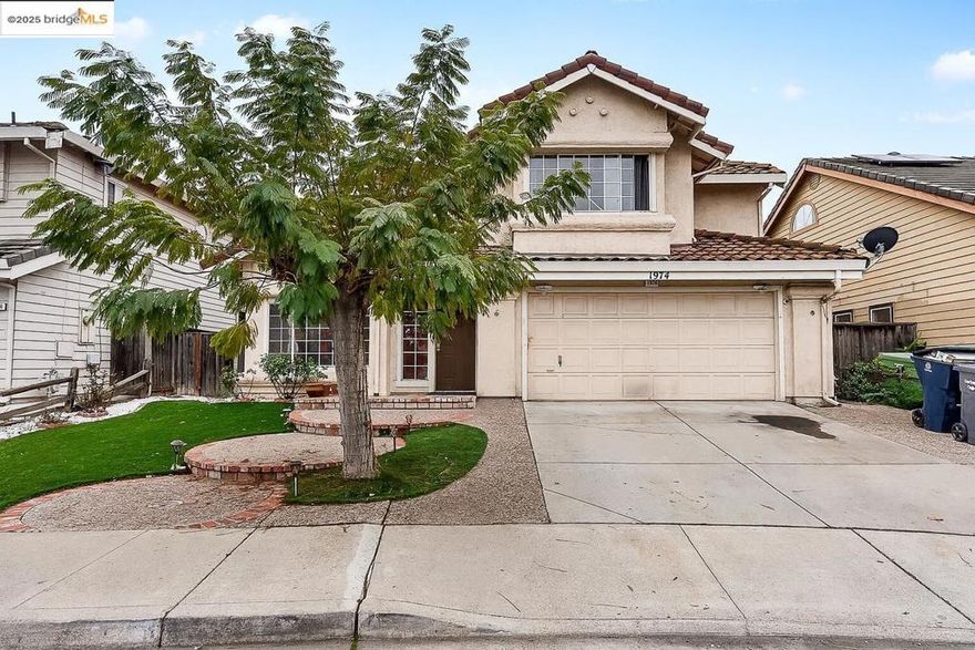 Welcome to 1974 Paradise Valley Ct in Tracy, CA—a spacious 3-bed, 2.5-bath home offering 1,808 sq ft of living space on a 3,615 sq ft lot. Nestled on a quiet court, this two-story property features an updated kitchen with stainless steel appliances, modern gray cabinetry, and a stylish tile backsplash. The main level includes multiple living and dining areas with great natural light and newer flooring.  Upstairs, you’ll find generously sized bedrooms and a bonus built-in office area with extensive shelving and storage—perfect for working remotely or studying at home. The home also provides a cozy family room with a fireplace and high ceilings, creating a comfortable gathering space.  Conveniently located near parks, shopping, and commuter routes, this home is a fantastic opportunity to personalize and make your own. More photos and details coming soon!