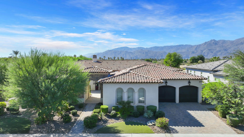 Turnkey Furnished Fabulous View south facing,theatre room, oversized pool and spa   Tennis, Racketball ,, Pool Fitness center , next to Golf at PGA  , 3 car tandem garage , model  6  with a stand alone casita  ,great restaurants , costco and Ralphs,Old town Laquinta ,backs up to Norman course PGA ,small gated  friendly community