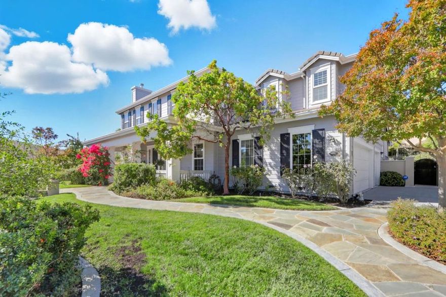 Nestled within the prestigious Bel-Aire Luxury Estates community, this spectacular Hamptons model is set on an impressive 18,400 SF lot, featuring 4,477 SF of luxurious living space. Exquisite Grand Foyer opens to magnificent opulence, vaulted ceilings, stunning marble flooring, an elegant wrought iron mezzanine & spiral staircase, natural light & custom moldings. Entertain effortlessly at the classic porch entry, shimmering swimming pool, relaxing jacuzzi & outdoor fireplaces, basketball sport court & outdoor BBQ kitchen. 5 bedrooms, 5 full baths, office, bonus room, 2 primary suites, this property encompasses everything imagined in a luxury residence. Chef's kitchen features an oversized granite countertop island, high-end SubZero, Miele, Thermador appliances & wine refrigerator at the Butler Pantry. Expansive 1st level Guest Suite offers a private vestibule & rear access, while the upper level features a Bonus Room that serves as an entertainer's dream, billiard game room, library or theater. Great Room designed for gatherings, equipped with theater projection, remote blinds & surround sound, further enhances this remarkable residence. 3-car garage, EV charger & generous parking. Begin & end each day on the exceptional front porch. Top Silver Creek schools. Welcome home.