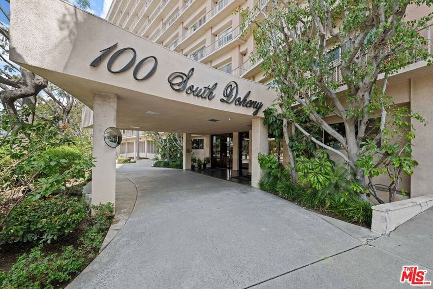 Prime Location  Border of West Hollywood & Beverly Hills! Situated in one of Los Angeles' most sought-after neighborhoods, this spacious 2-bedroom, 2.5 bath condominium offers exceptional potential and resort-style living. Perched on the quiet side of the building, this unit features two private balconies: one showcasing unobstructed panoramic views stretching from the Hollywood Hills to the ocean. The thoughtful floor plan includes two ensuite bedrooms, a welcoming den area, and a convenient wet bar, perfect for entertaining or relaxing at home. The building itself has undergone stylish upgrades to the lobby, hallways, and pool area, complementing an impressive list of amenities including a tennis court, fitness center, library, conference room, and party room. With a touch of modernization, this home can truly shine and take full advantage of its incredible location, views, and lifestyle offerings.